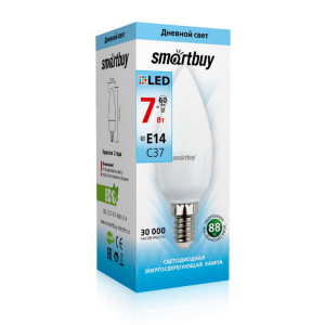 Лампа светодиодная SmartBuy SBL-C37-07-40K-E14 С37-07W/4000/Е14