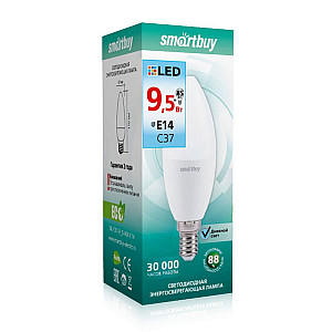 Лампа светодиодная SmartBuy SBL-С37-9_5-40К-Е14 Led