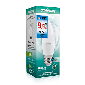 Лампа светодиодная SmartBuy SBL-С37-9_5-60К-Е27 Led
