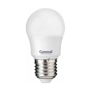 Лампа светодиодная General GLDEN-G45F-B-7-230-Е27-4000К