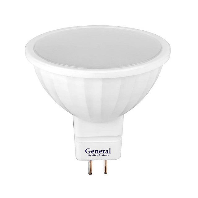 Лампа светодиодная General GLDEN-MR16-B-12-230-GU5.3-4000 661466