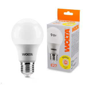 Лампа светодиодная Wolta 25Y60BL9E27 A60 9Вт 800лм Е27 3000К