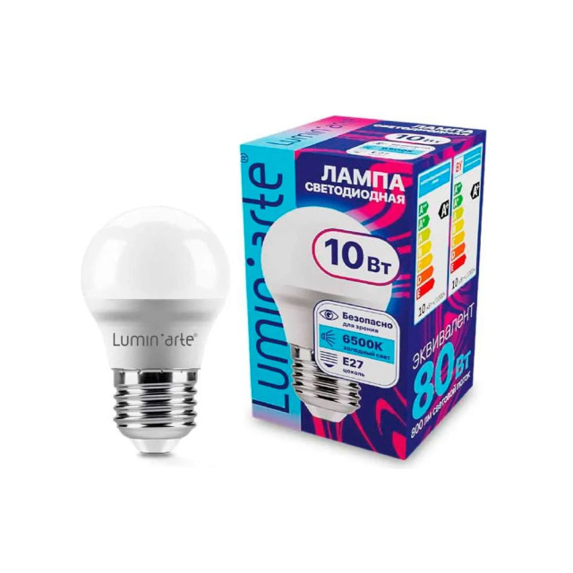 Лампа светодиодная Lumin'arte LSTD-G45-10W6KE27 LSTD-G45 10Вт 6500K E27