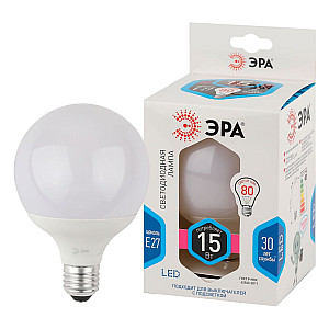 Лампа светодиодная Эра STD Led G95-15W-4000K-E27 Б0049078 шар