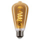 Лампа светодиодная TDM Electric Винтаж SQ0340-0344 золотистая ST64 со спиралью 4Вт 230В 2700К E27 конус