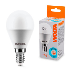 Лампа светодиодная Wolta 25W45GL10E14 G45 10Вт 825лм 6500К Е14