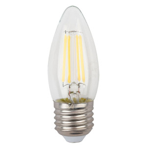 Лампа светодиодная Эра F-LED B35-7W-827-E27 Б0048380 QX F-LED-6 Ват-B35-2700K-E27 филаментная