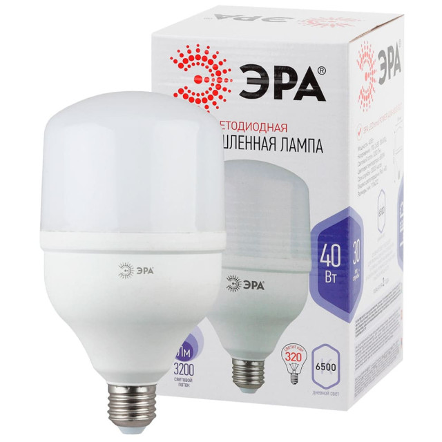 Лампа светодиодная Эра LED POWER Т120-40W-6500-E27 Б0027006