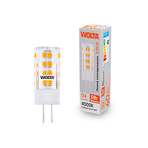 Лампа светодиодная Wolta WSTD-JC-220V5W4KG4-C 5Вт 4000K G4