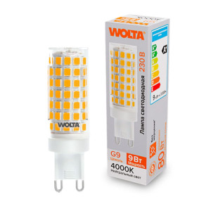 Лампа светодиодная Wolta WSTD-JCD-9W4KG9-C 9Вт 4000K G9