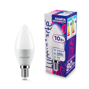 Лампа светодиодная Lumin'arte LSTD-C37-10W4KE14 LSTD-C37 10Вт 4000K E14