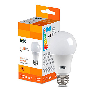 Лампа светодиодная IEK LED LL-I-A60-12-230-30-E27 груша 1140lm 3000K