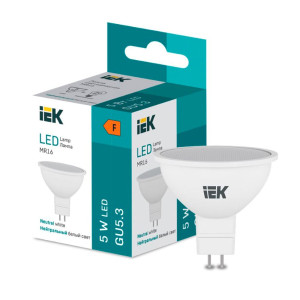 Лампа светодиодная IEK LED LL-I-MR16-5-230-40-GU5.3 GU5.3 410lm 4000K
