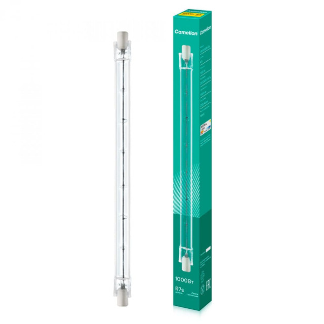 Лампа галогенная Camelion 2938 J189 1000W R7s 189 мм 220V линейная