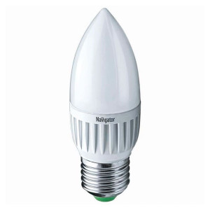 Лампа светодиодная Navigator 82 517 NLLB-P-C37-5-230-4K-E27-FR