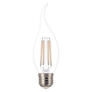 Лампа светодиодная SmartBuy SBL-C37FCan-8-40K-E27 Led FIL Свеча на ветру