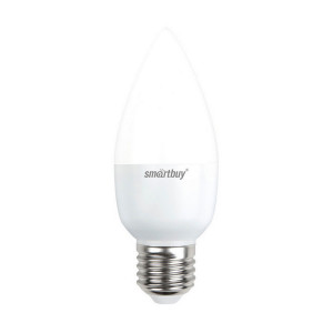 Лампа светодиодная SmartBuy SBL-C37-07-40K-E27 Led
