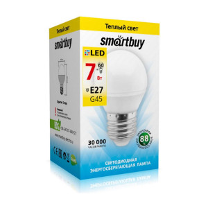 Лампа светодиодная SmartBuy SBL-G45-07-30K-E27 Led