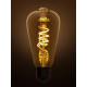 Лампа светодиодная TDM Electric Винтаж SQ0340-0344 золотистая ST64 со спиралью 4Вт 230В 2700К E27 конус