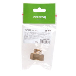 Переход AV Engineering AVE304002L вн.-нар. 3/4