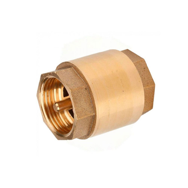 Клапан обратный SantechSystems пружинный Ду32 1 1/4 Ру16 м/м шток/латунь