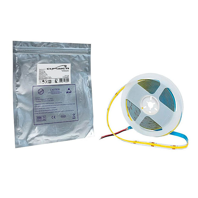 Лента светодиодная СириусА 12В COB 320LED IP20 8Вт 3000К 5 м
