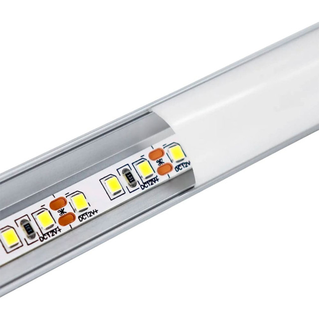 Комплект TruEnergy 19050 1616 для светодиодной ленты угловой анодированный серебристый с экраном 16*16 мм 2 м