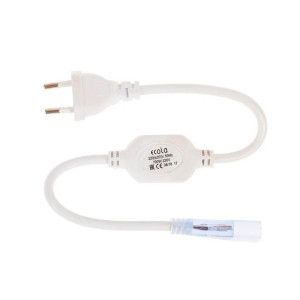 Блок питания Ecola H1207KESB LED strip 220V (IP20) 700W 12*7 IP68 для лент с кабелем муфтой разъемом и вилкой