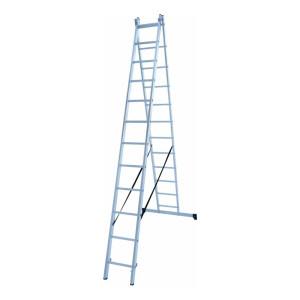 Лестница двухсекционная Новая высота NV122 2*12 ступеней