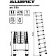 Лестница телескопическая Alumet ST 3.8 стальная 13 ступеней 3.8 м.