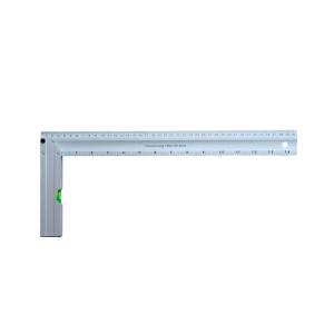 Угольник Hiborg Y-153-040 алюминевый с уровнем 400 мм