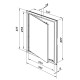 Дверца ревизионная Zernberg 2530 Porta 267*317 мм