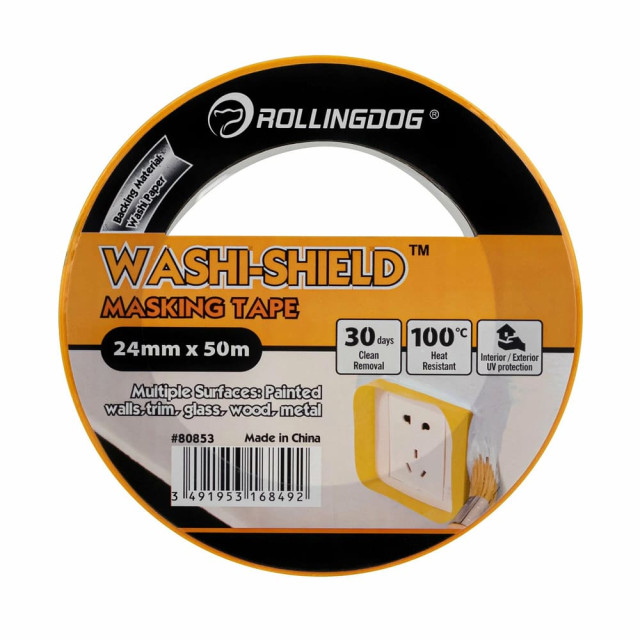 Лента малярная Rollingdog Washi-Shield 80853 24 мм*50 м