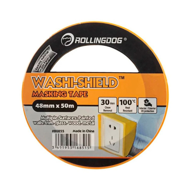 Лента малярная Rollingdog Washi-Shield 80855 48 мм*50 м