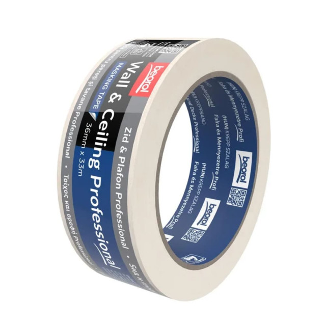 Малярная лента Beorol Professional Стены и потолок 36 мм*33 м