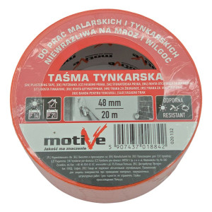 Лента клейкая MotiVe 020132 штукатурная 48 мм*20 м