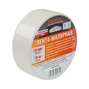 Лента малярная Startul Profi ST9043-38-25 белая 38 мм*25 м