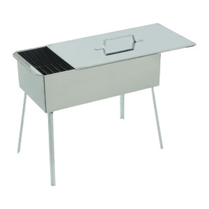 Коптильня двухъярусная Palisad Camping 69526 на ножках 500*270*175 мм