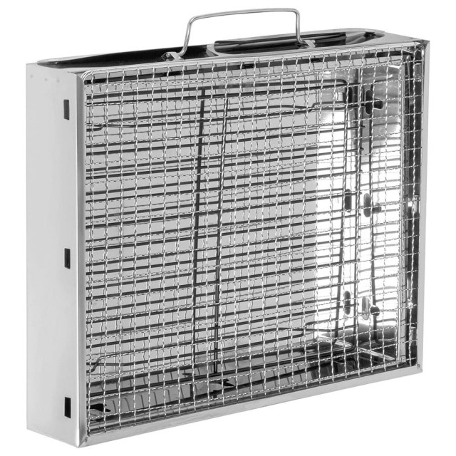 Мангал-барбекю Perfecto Linea 47-235272 складной с решеткой 35*27*20 см нержавеющая сталь