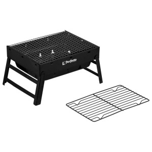 Мангал-барбекю Perfecto Linea 47-135272 складной с решеткой 35*27*20 см сталь