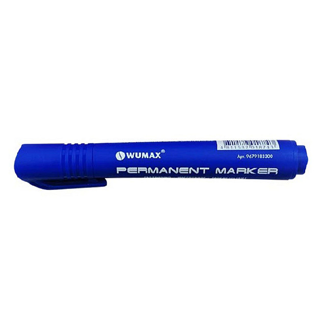 Маркер Wumax 9679183300 перманентный синий
