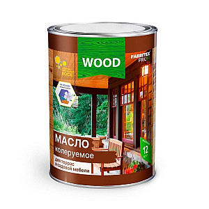 Масло колеруемое Farbitex Profi Wood для террас и садовой мебели орегон 0.75 л