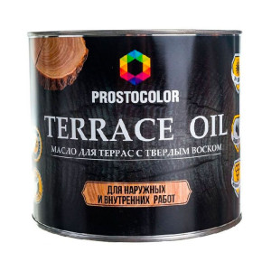 Масло для террас Prostocolor белый 2.2 л