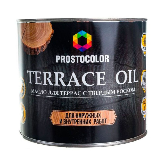 Масло для террас Prostocolor графит 2.2 л