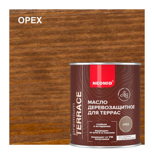 Масло Neomid Premium Terrace для террас орех 0.75 л