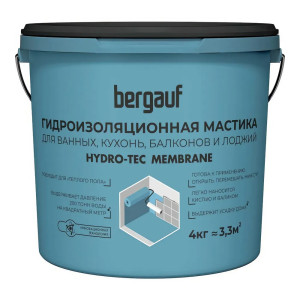 Мастика гидроизоляционная  Bergauf Hydro-Tec Membrane под плиточные облицовки лето-зима U 4 кг