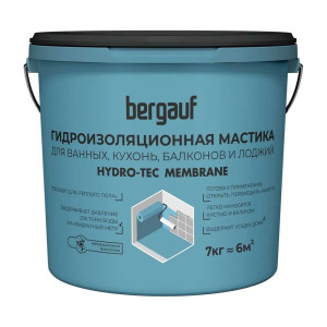 Мастика гидроизоляционная  Bergauf Hydro-Tec Membrane под плиточные облицовки лето-зима U 7 кг