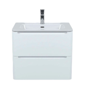 Тумба подвесная Iddis Edifice с умывальником белая 60 см