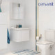 Тумба подвесная Cersanit Colour 50 с раковиной Como 50