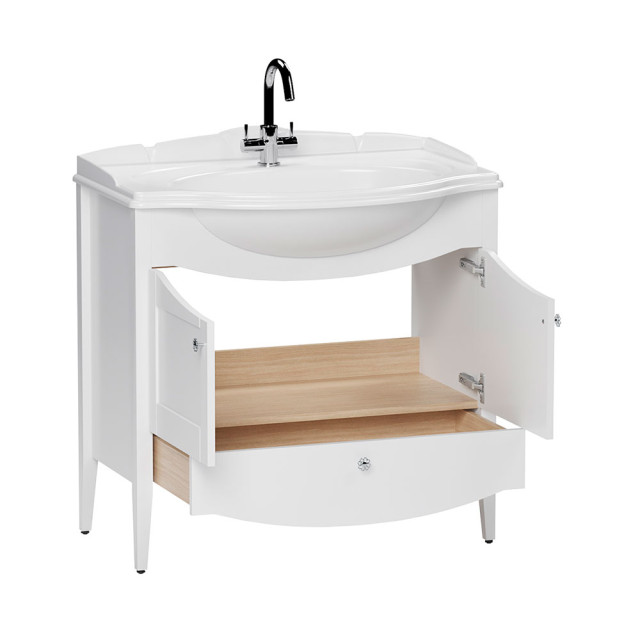 Тумба под умывальник Belux Афины Н 85-01 матовый